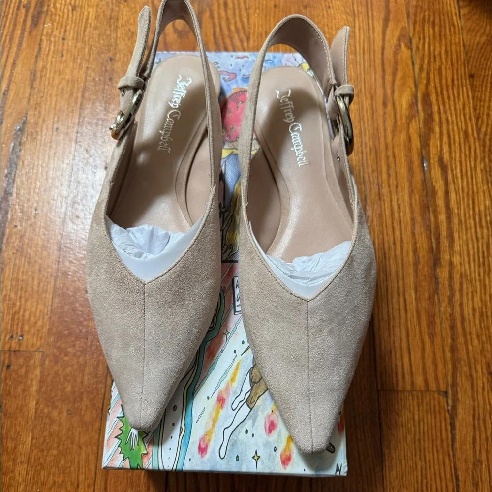 NIB Jeffrey Campbell Scone slingback flat - Picture 4 of 4